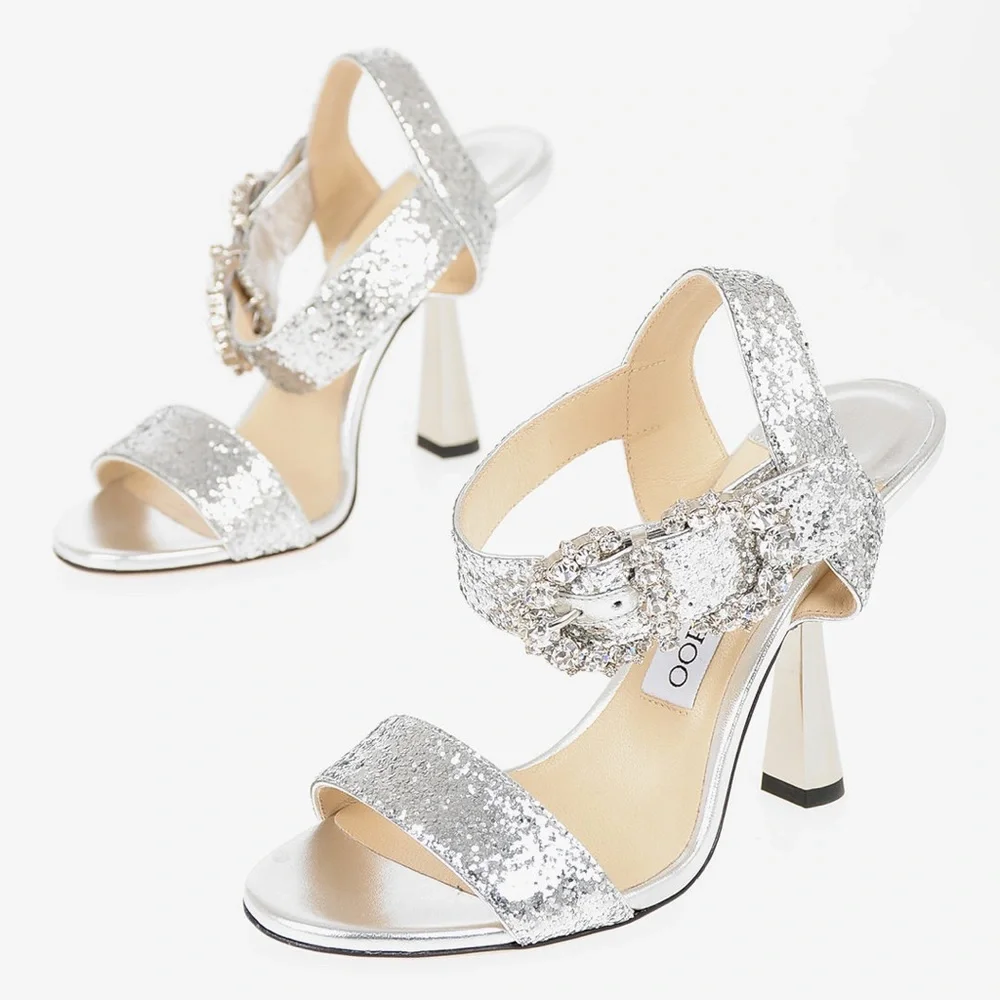 Jimmy Choo Sereno 100mm sandals Size 40 - Picture 7 of 14